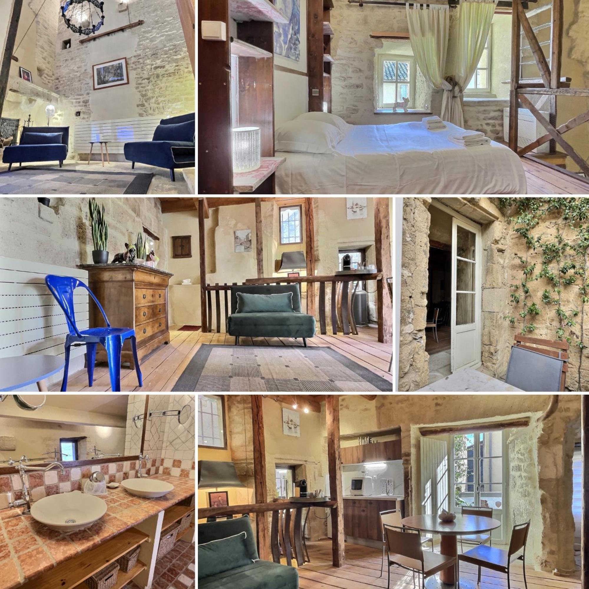 Chez Lydia - Loft Cosy, Depart Canoe A Pied, Proche Pont-Du-Gard Et Uzes Remoulins Exterior photo